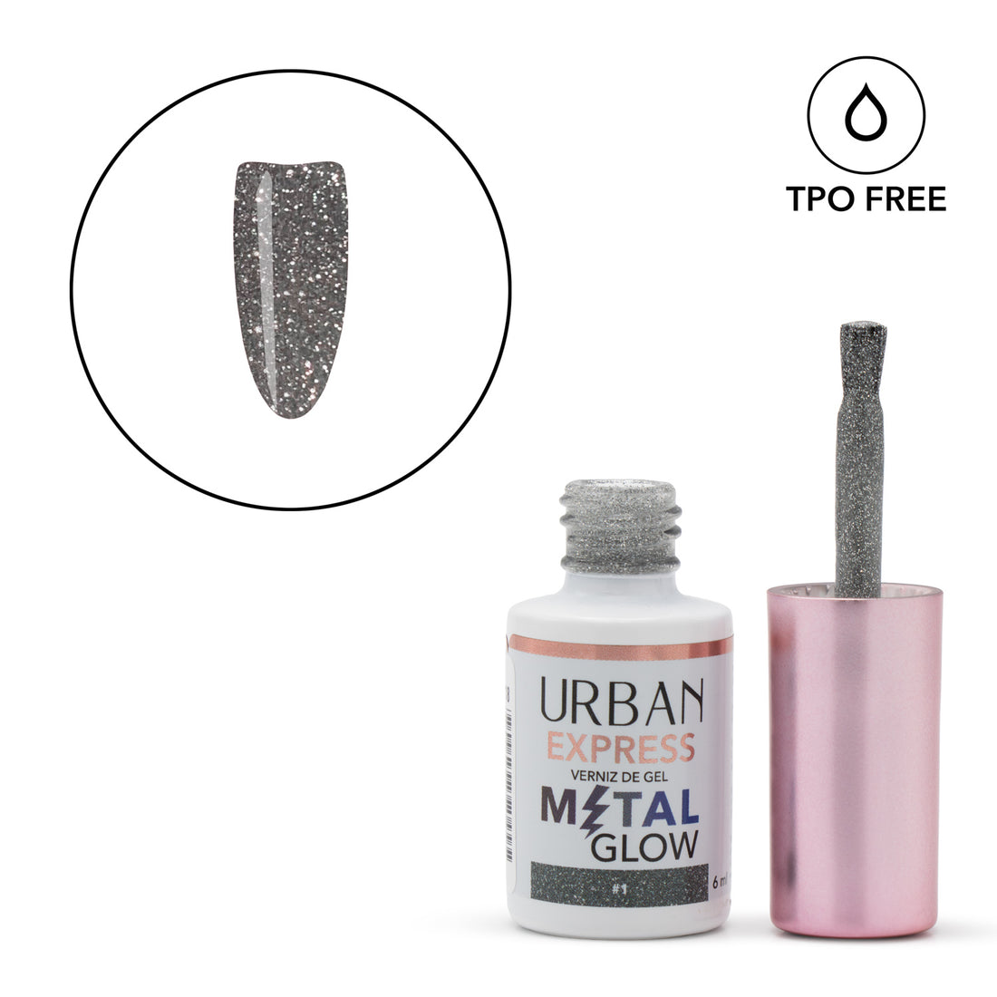 Vernis Gel Express Metal Glow 