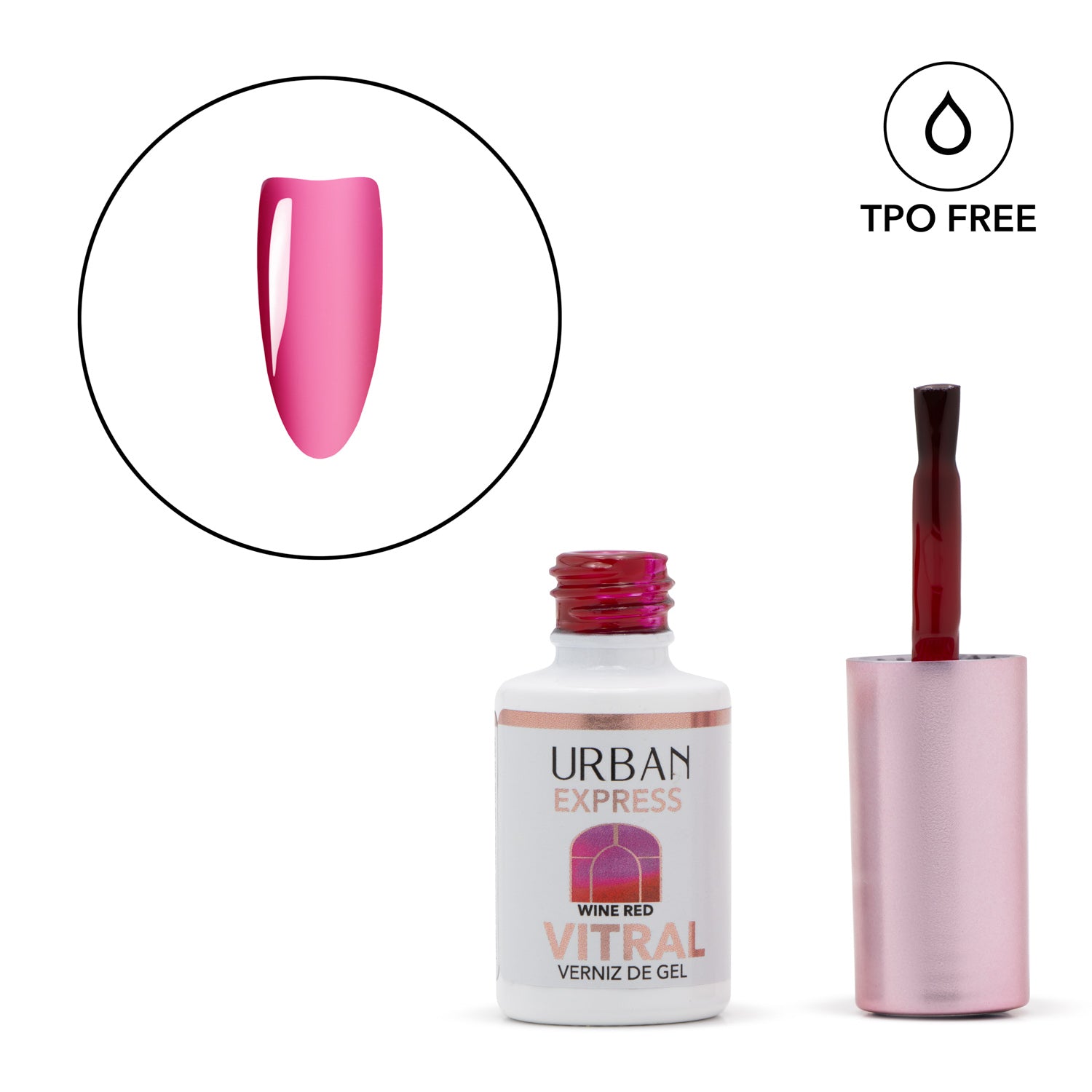 Express Vitral Wine Red 6ml