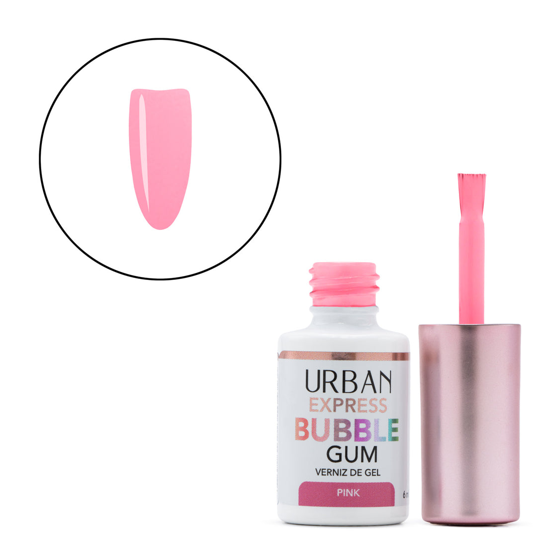 Verniz Gel Express Bubble Gum Pink 6ml