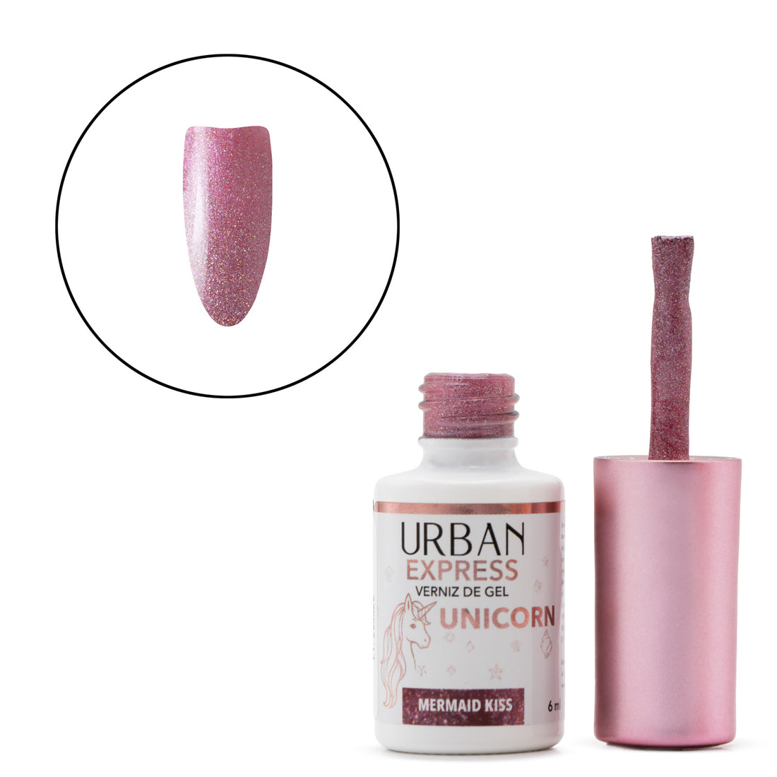 Verniz Gel Express Unicorn Mermaid Kiss 6ml