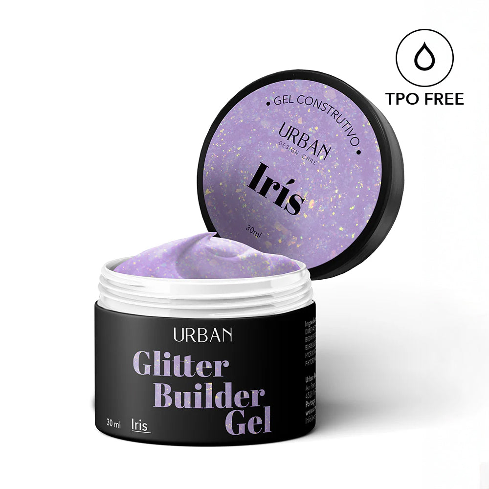 Gel de construção - Glitter Builder Gel Iris 30 ml