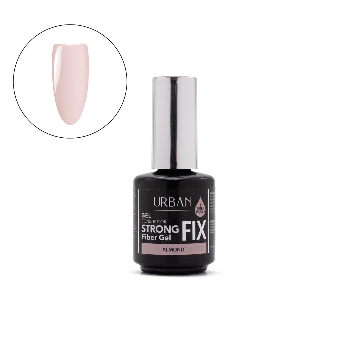 Gel Strong Fix Fiber Gel Almond 15 ml
