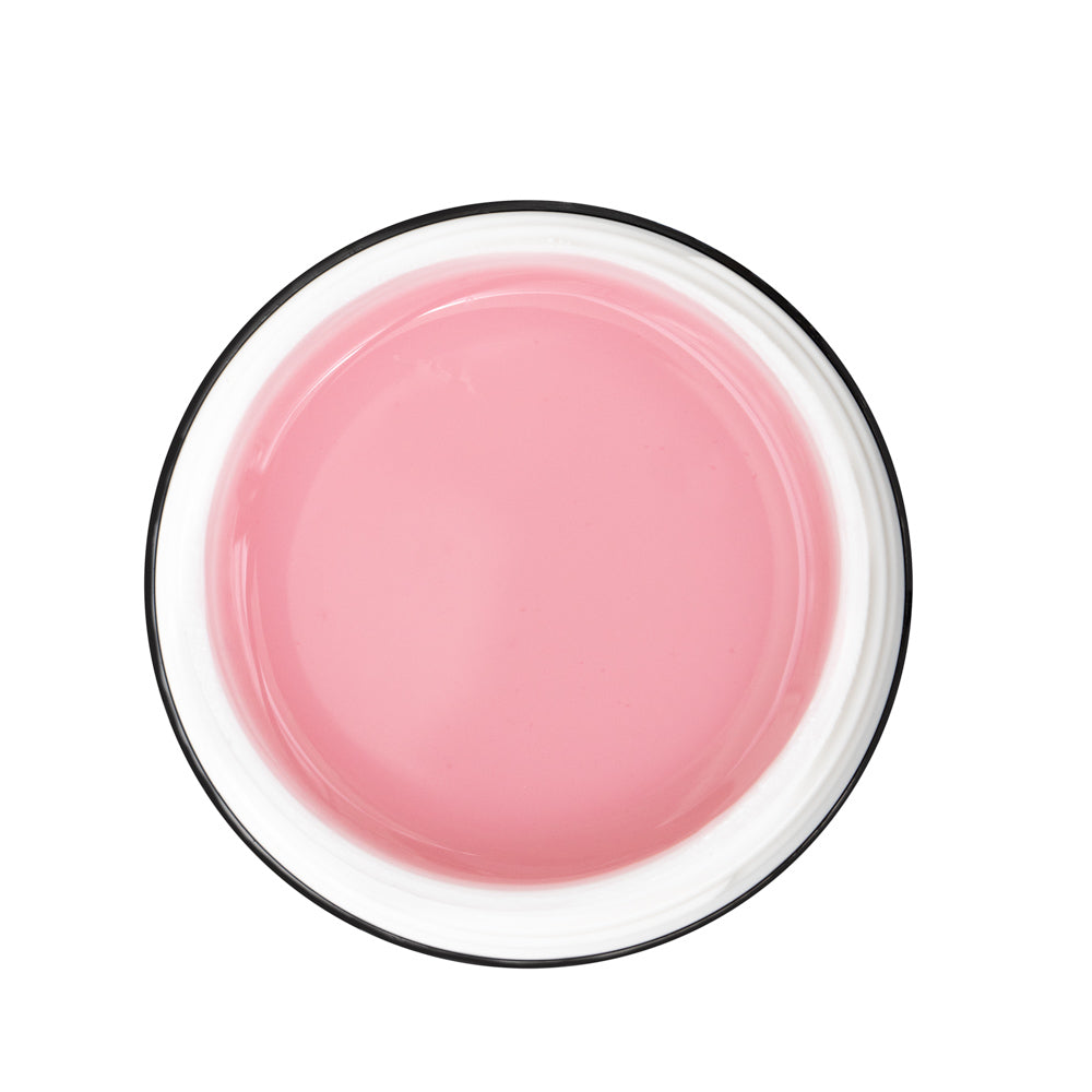 Boião aberto visto de cima com produto