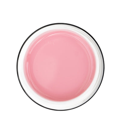 Boião aberto visto de cima com produto