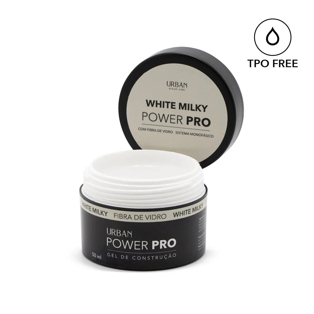 Boião preto aberto a mostrar o produto