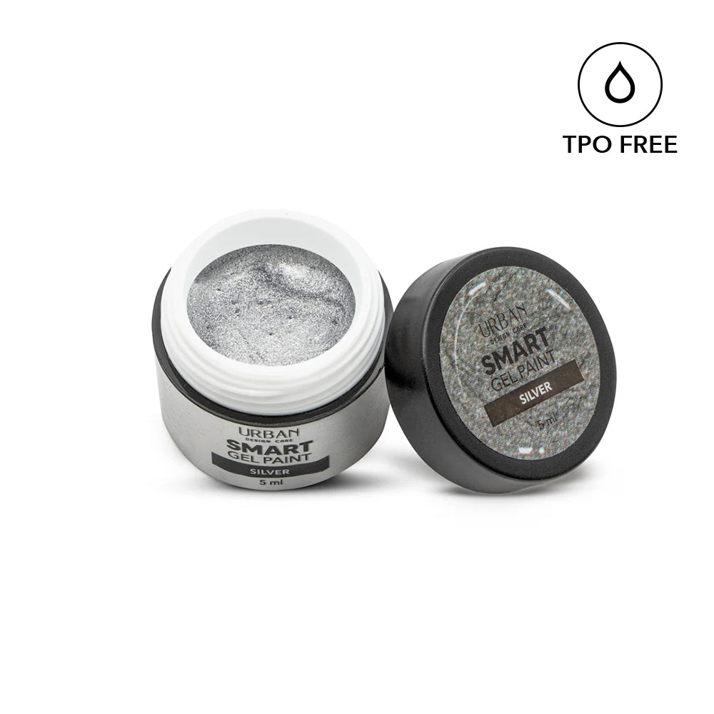 Gel para Nail Art - Smart Gel Paint Silver 5ml