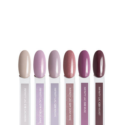 Kit 6 cores de Verniz Gel Infinity Lac Áurea Collection