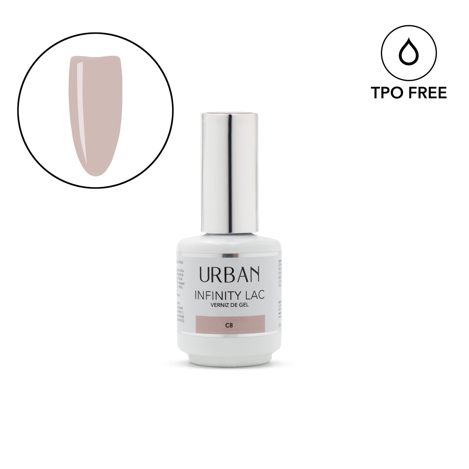 Verniz Gel Infinity Lac C8 15ml