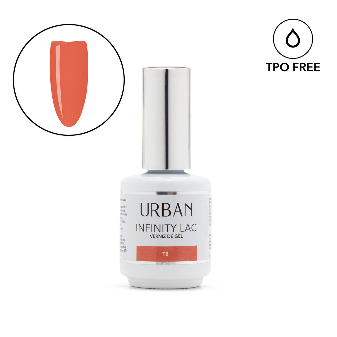 Verniz Gel Infinity Lac T8 15ml