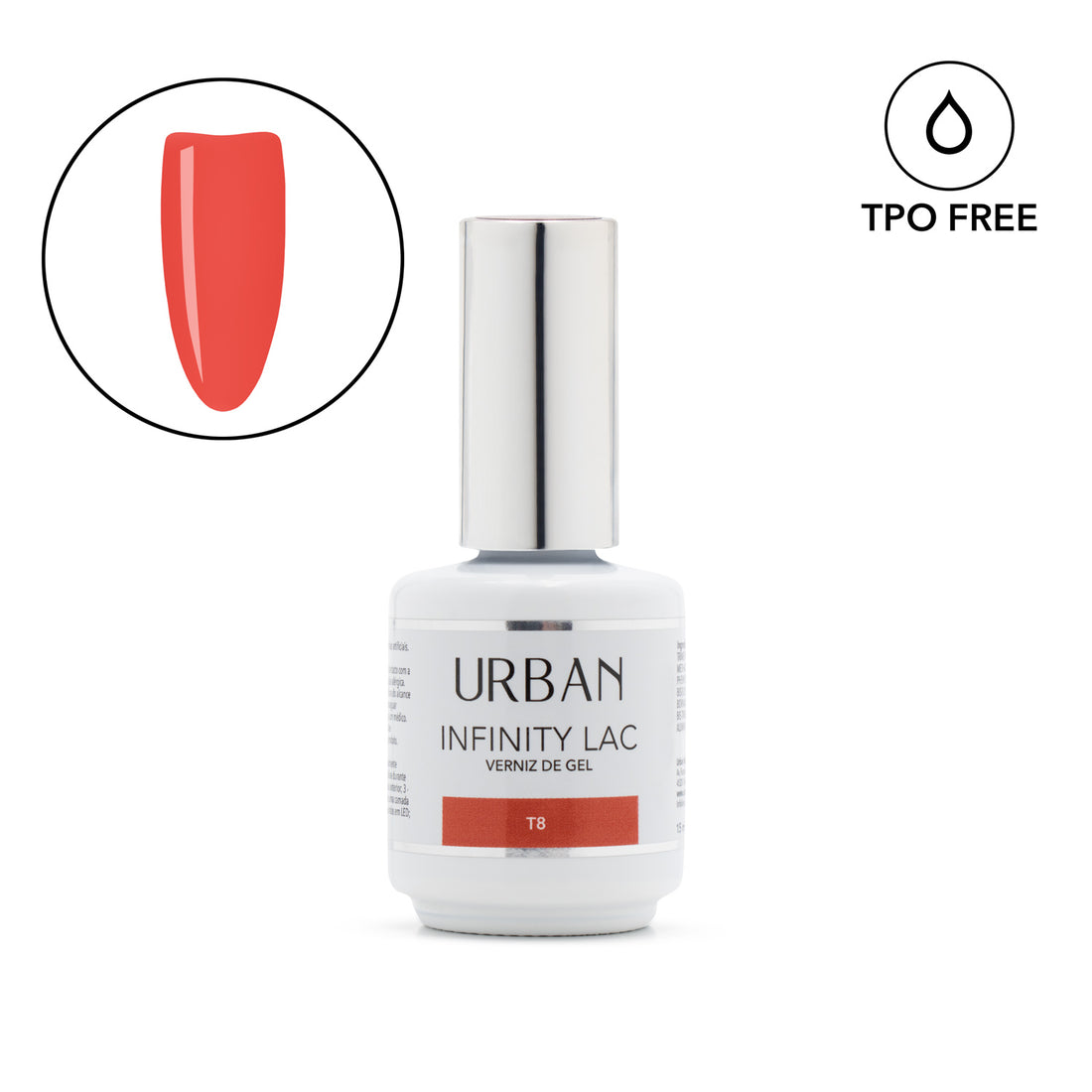 Verniz Gel Infinity Lac T8 15ml