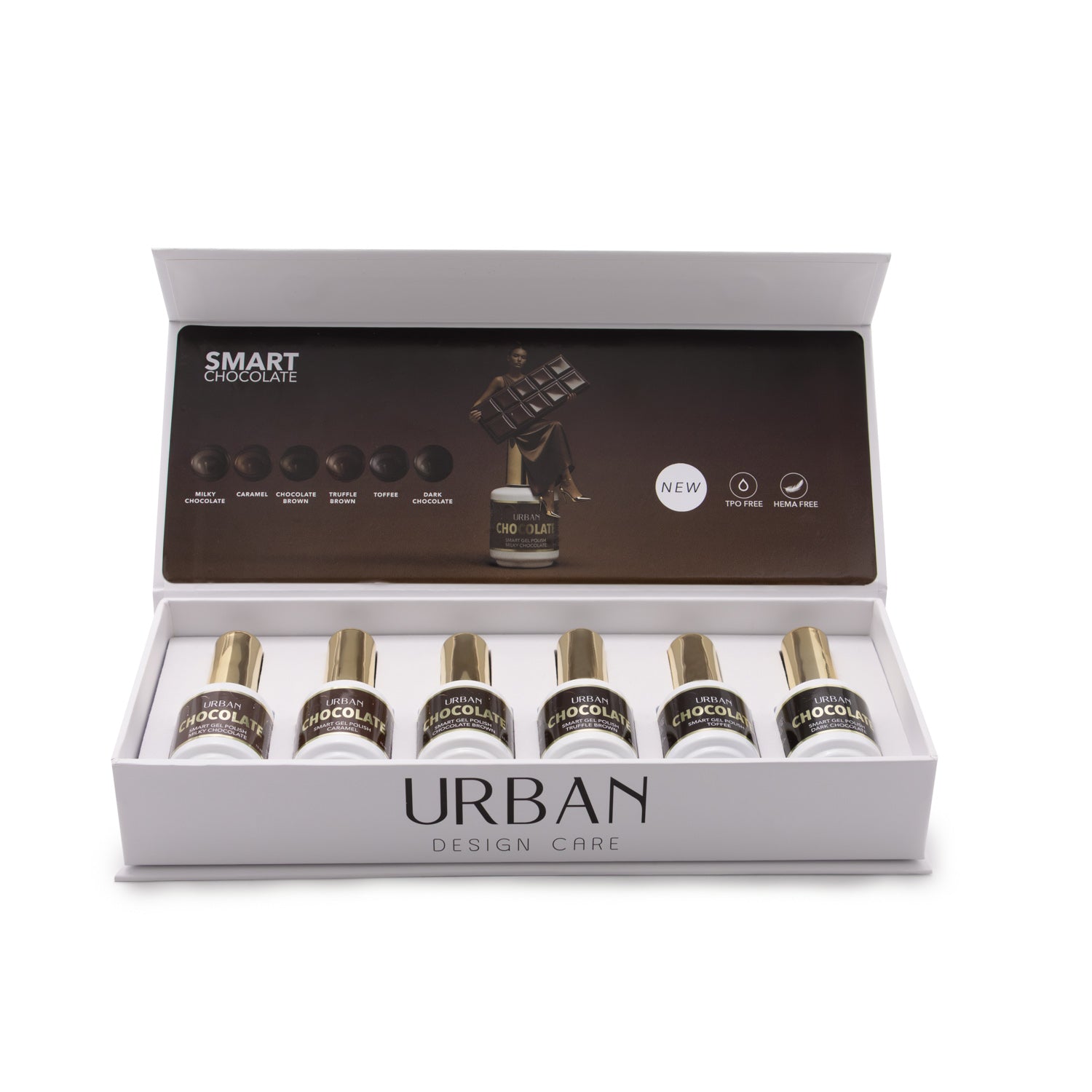 Set 6 Farben Smart Chocolate