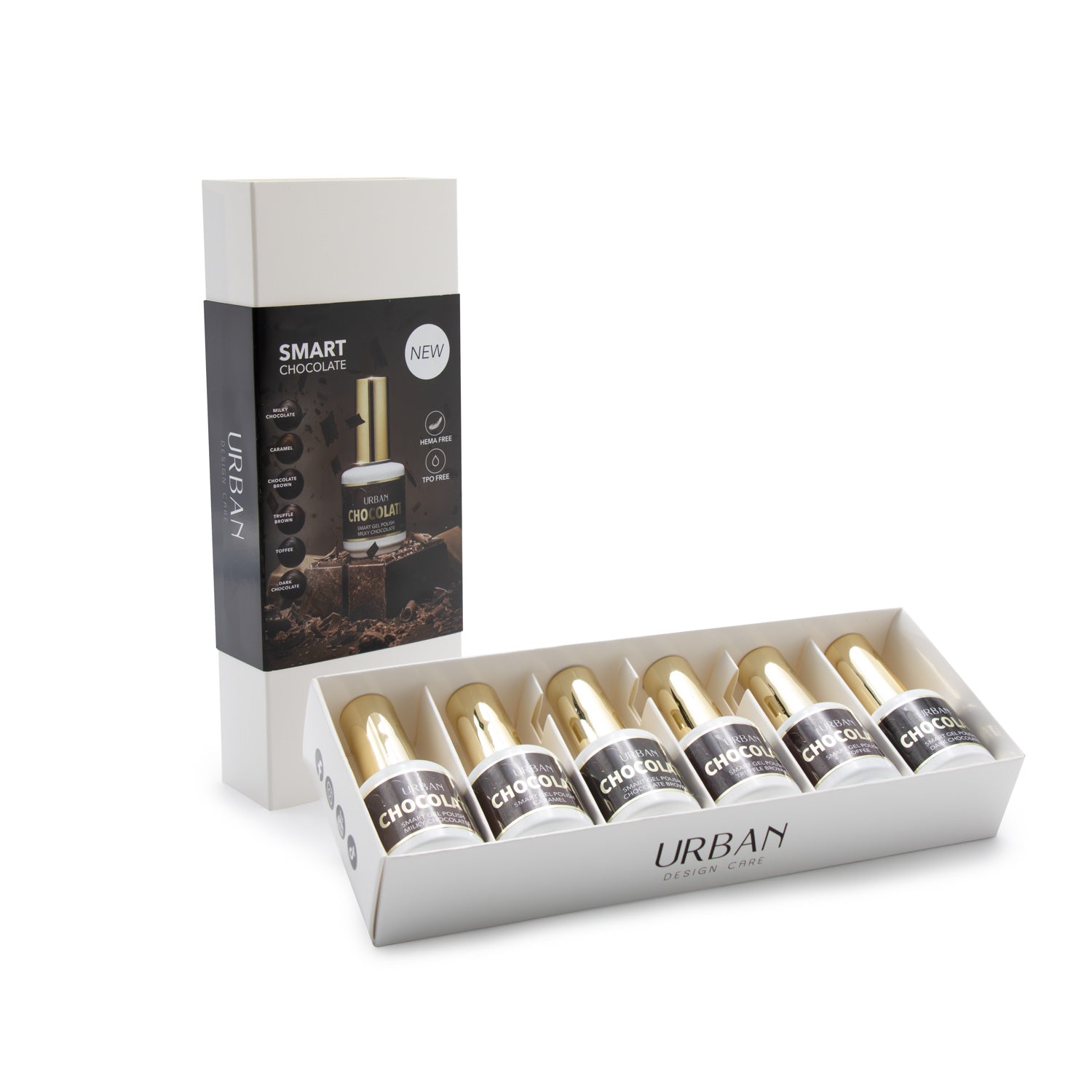 Kit 6 Cores Smart Chocolate