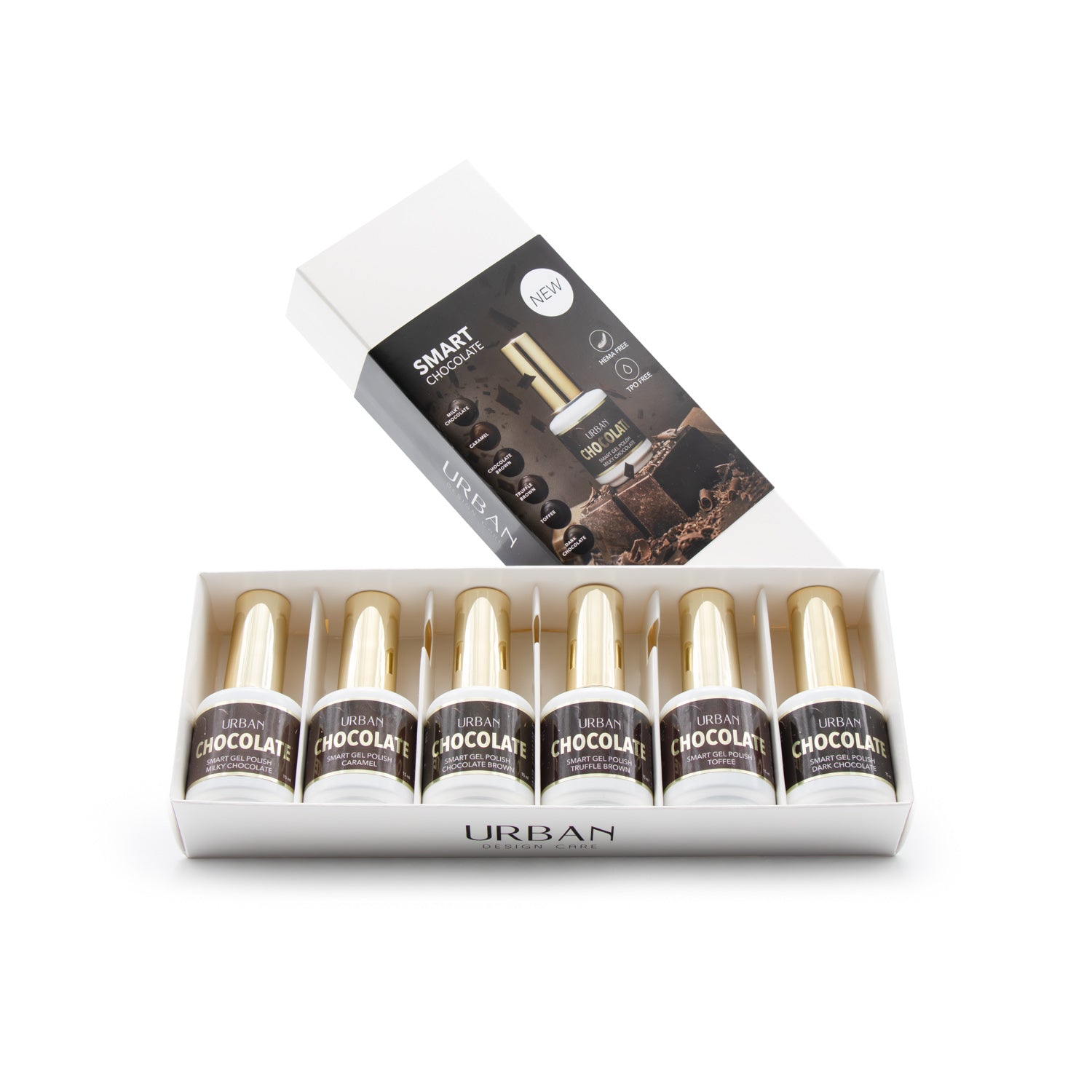 Kit 6 Cores Smart Chocolate