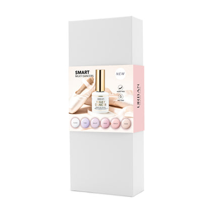 Kit 6 colores esmalte de gel - Smart Milky Dancers