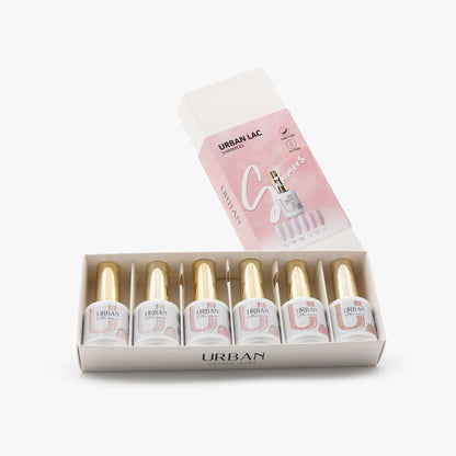 Kit 6 Colores Urban Lac Shimmers