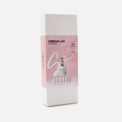 Kit 6 Colores Urban Lac Shimmers