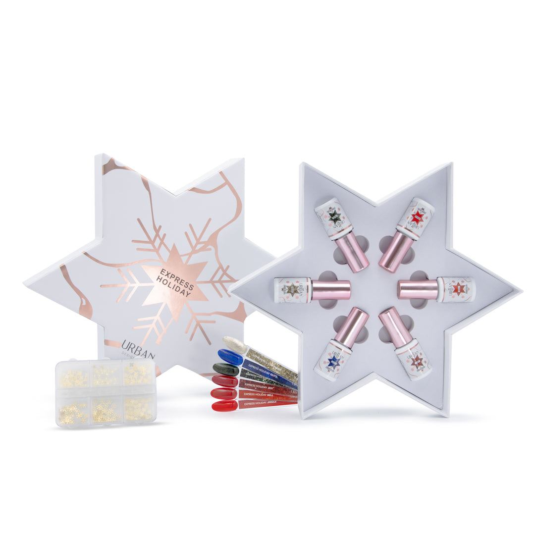 Kit Verniz Gel 6 Cores Express Holiday 2024