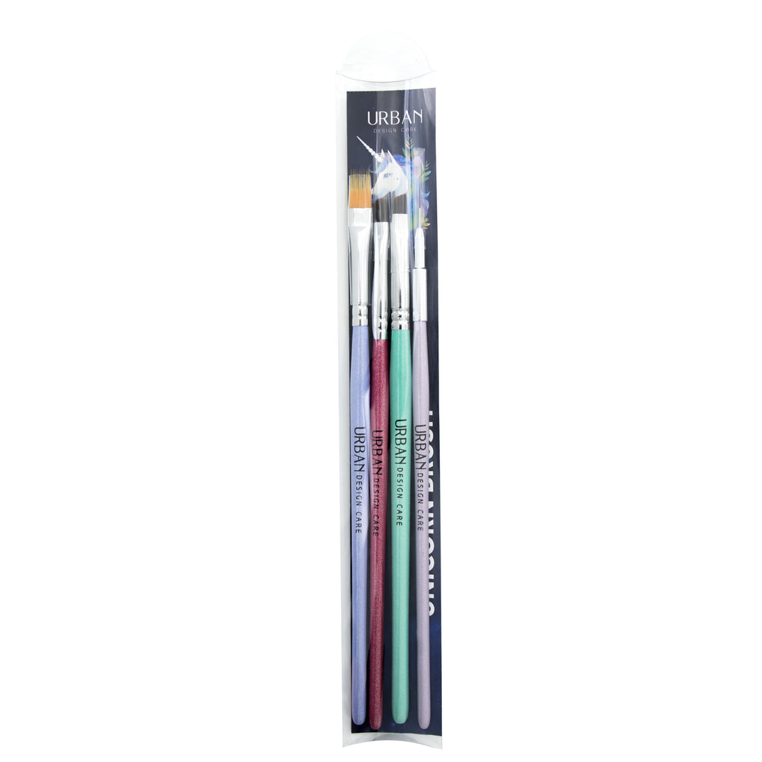Kit 4 Pincéis Unicorn Brush