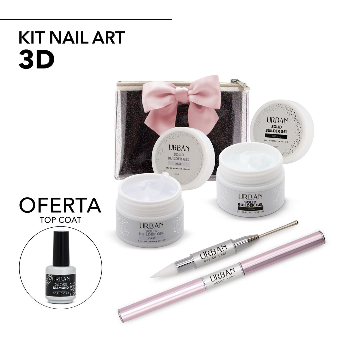 Kit Nail Art 3D