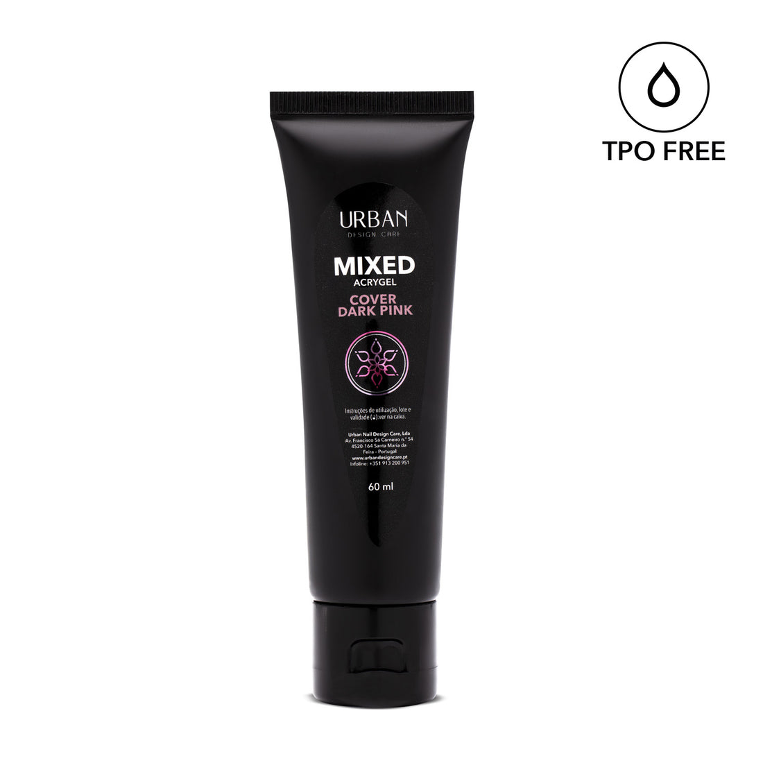 Mixed Acrygel Cover Dark Pink  60ml