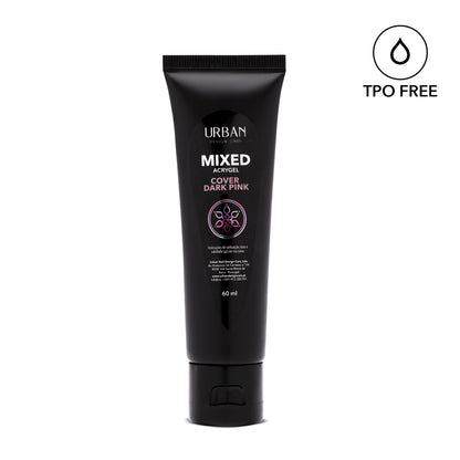 Gemischtes Acrygel Cover Dunkelrosa 60ml