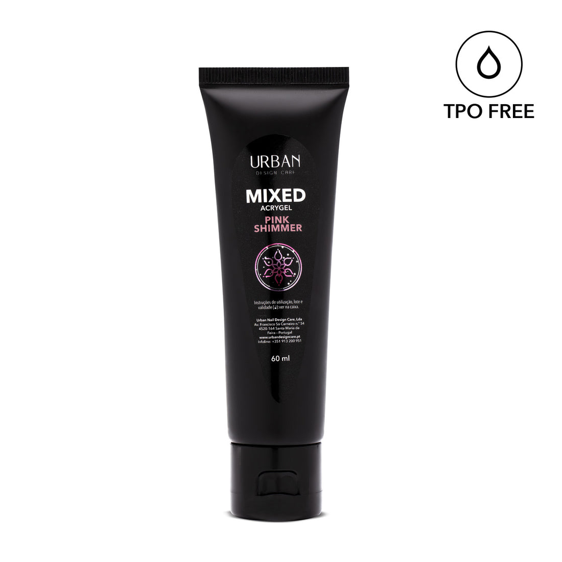 Mixed Acrygel Pink Shimmer 60ml