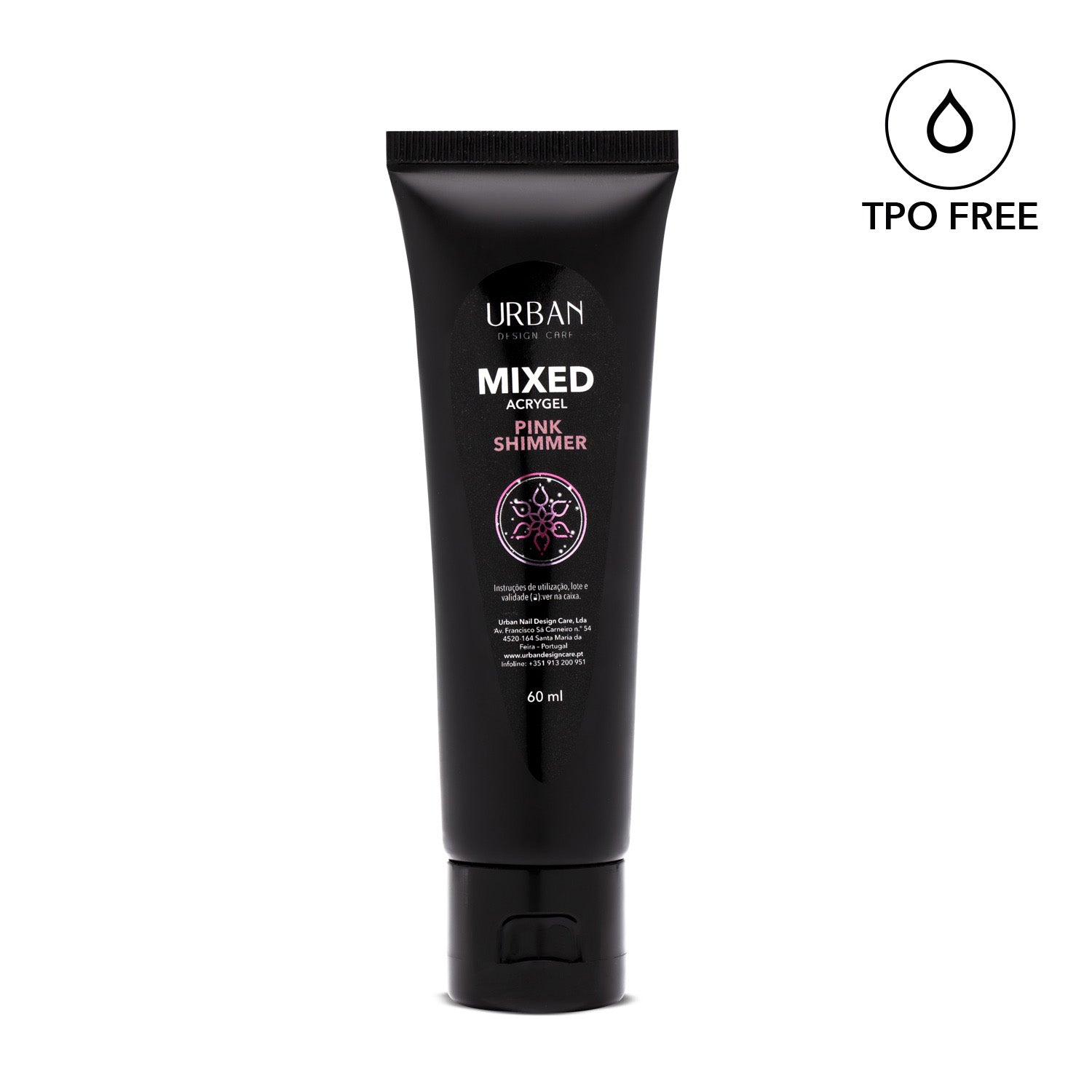 Mixed Acrygel Pink Schimmer 60ml
