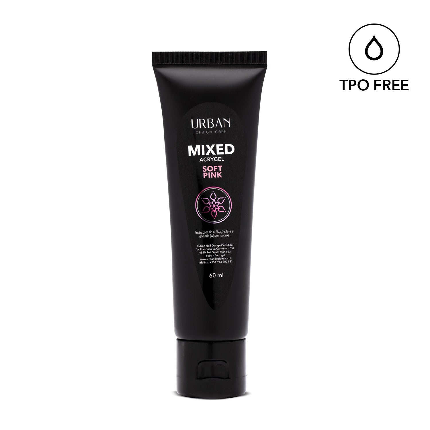 Gemischtes Acrygel Soft Pink 60ml