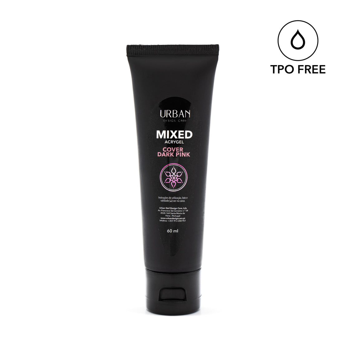 Mixed Acrygel Cover Dark Pink  60ml