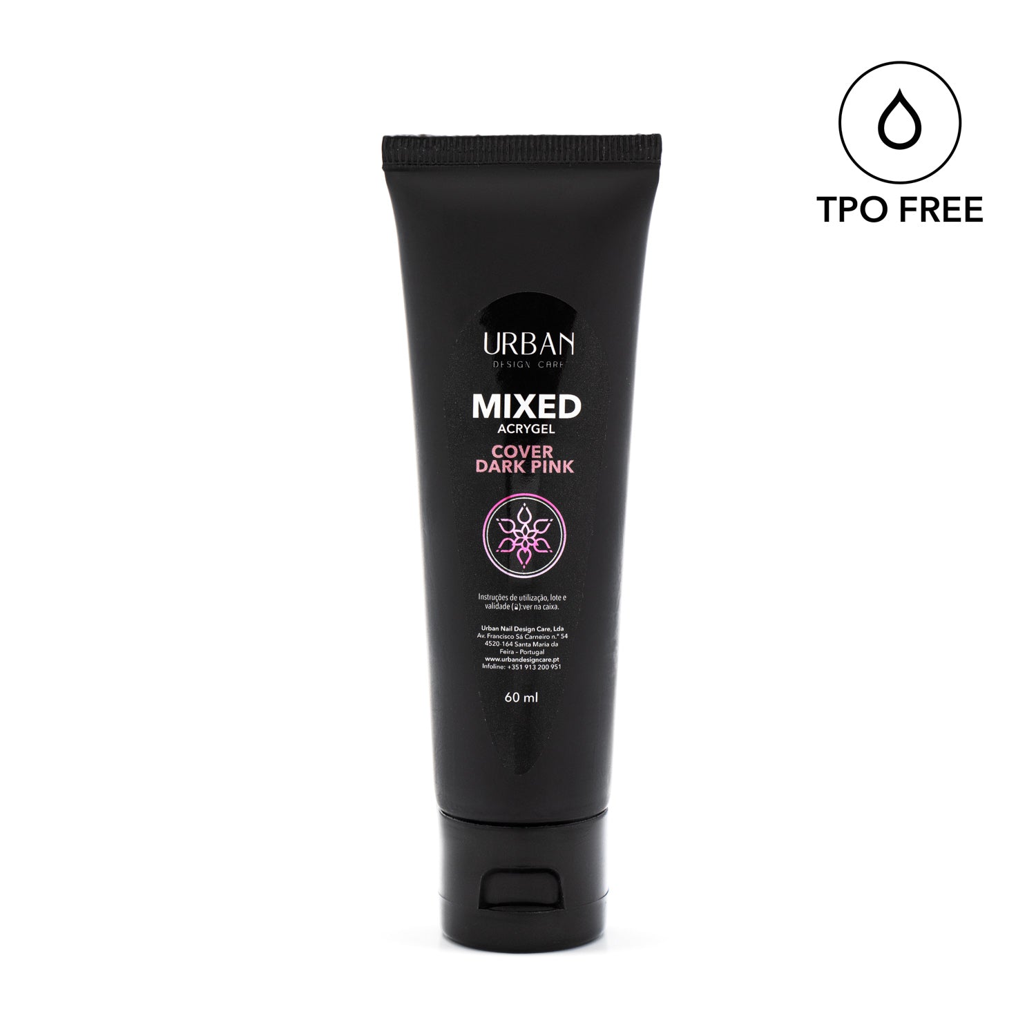 Mixed Acrygel Cover Dark Pink  60ml