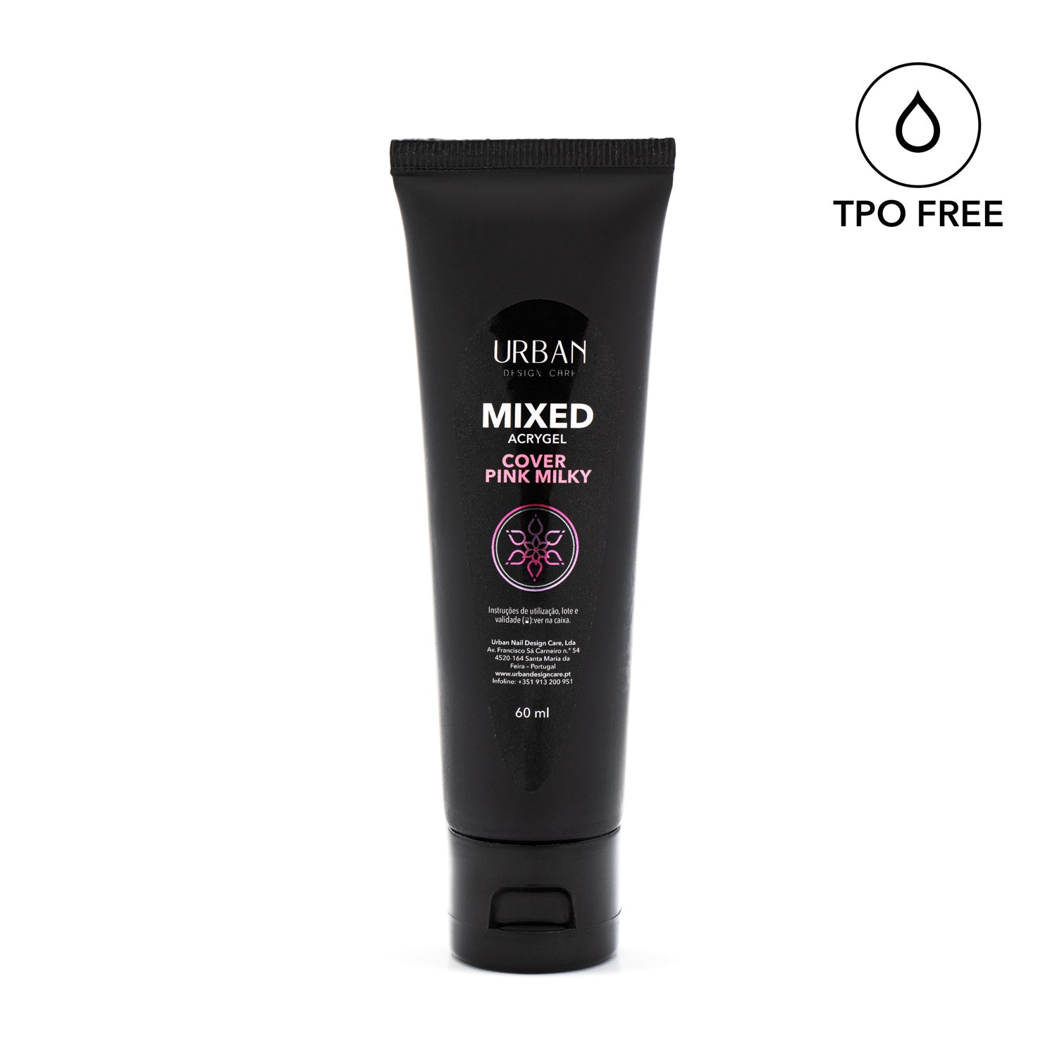 Mixed Acrygel Cover Pink Milky 60ml