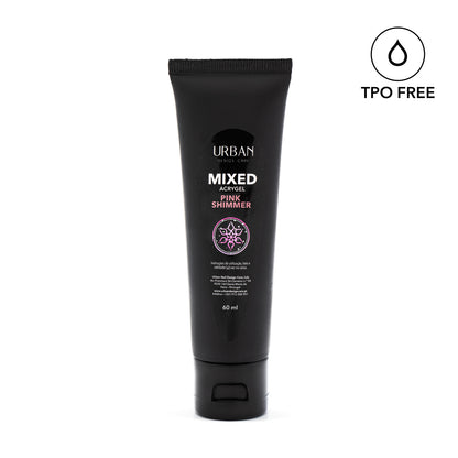 Mixed Acrygel Pink Shimmer 60ml