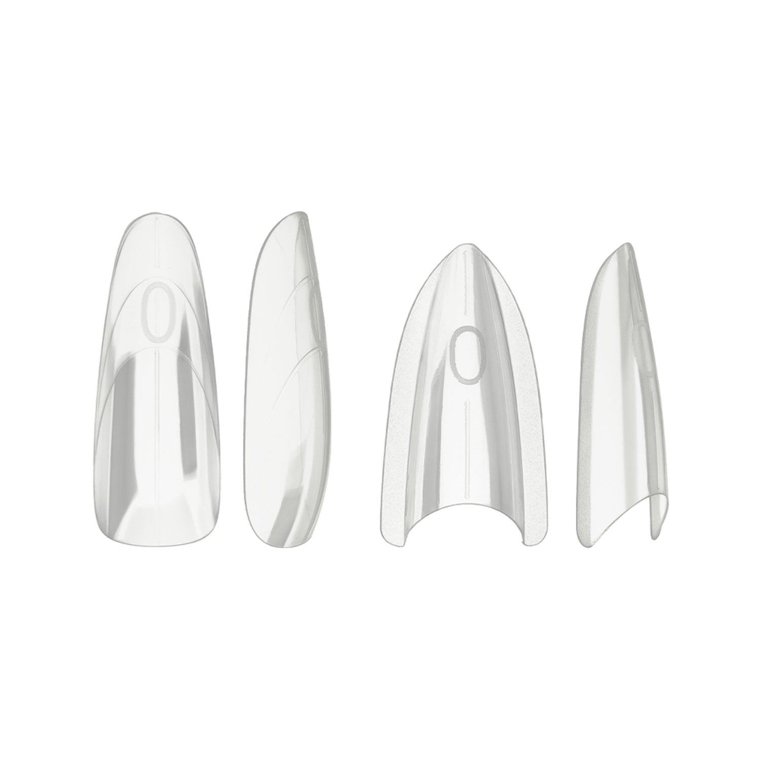 Caixa Dual Form Sandwich Nail Art Almond 240 uni.