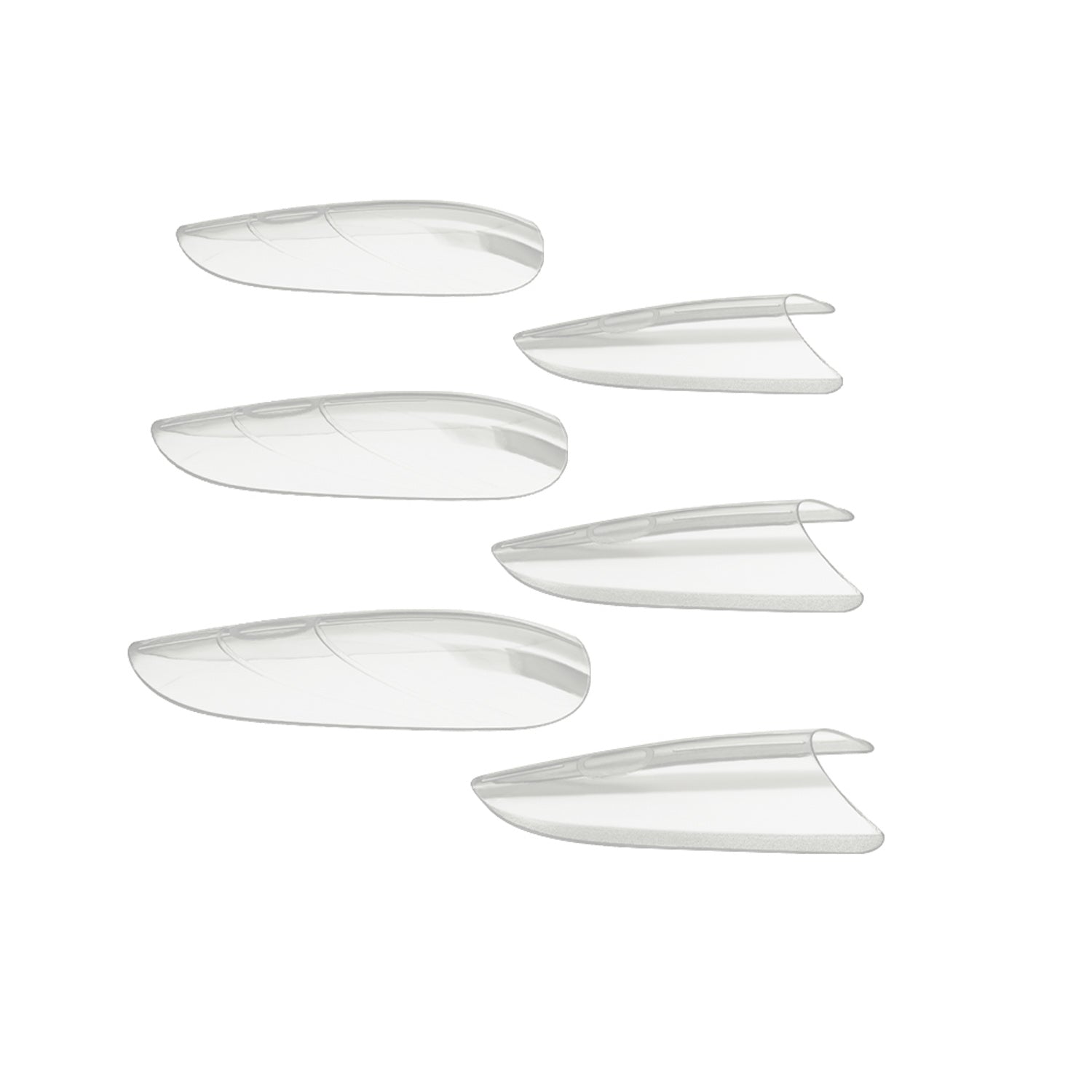 Caixa Dual Form Sandwich Nail Art Almond 240 uni.