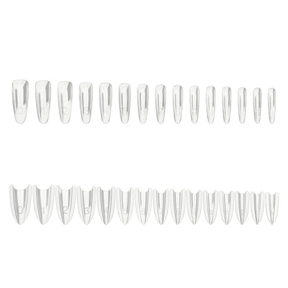 Caixa Dual Form Sandwich Nail Art Almond 240 uni.