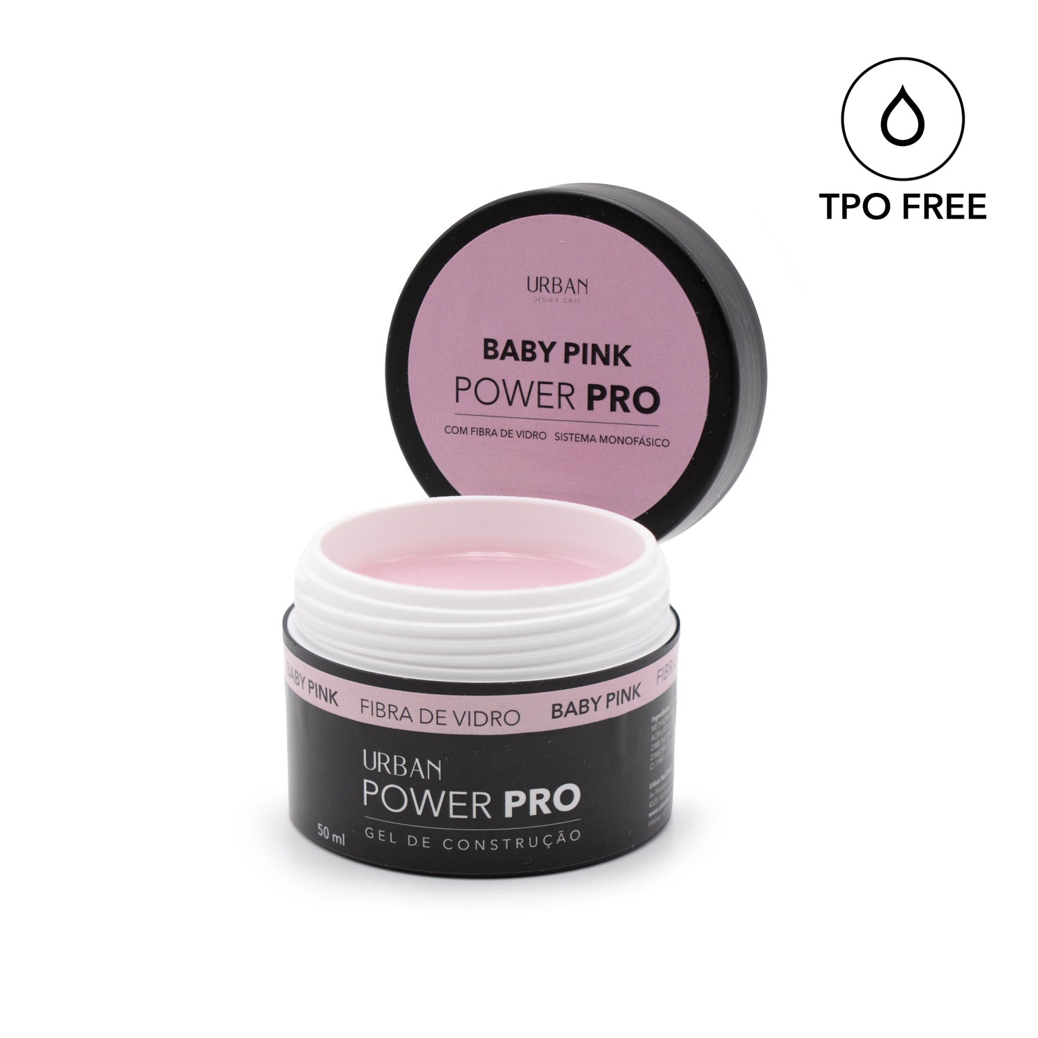 Gel de construction - Power Pro Rose Bébé 50ml