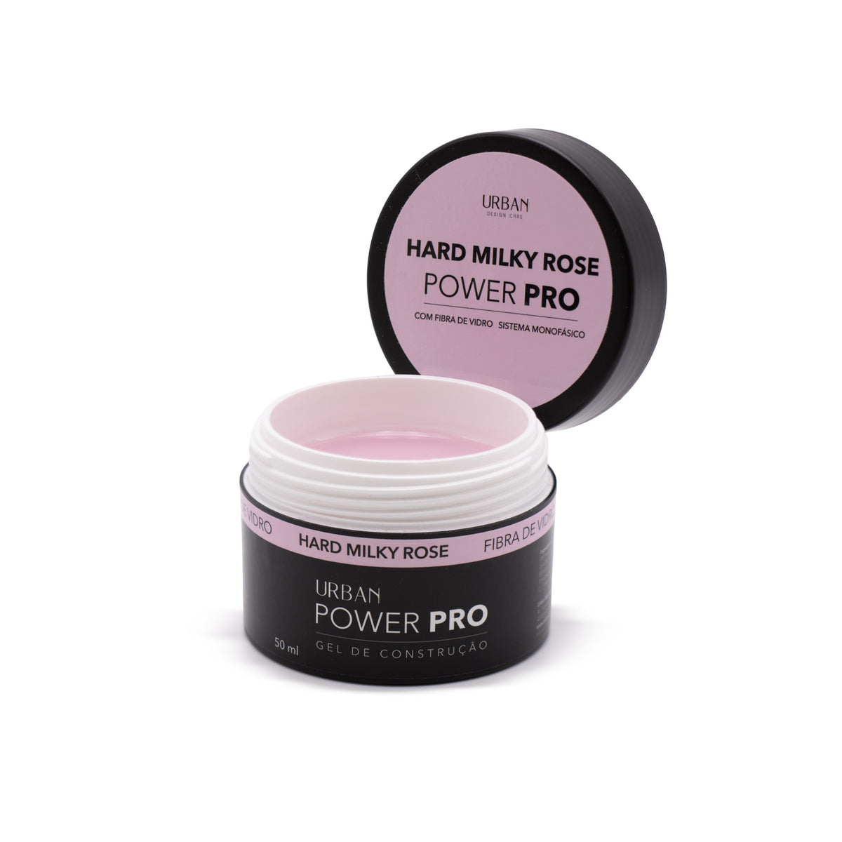 Gel de construção - Power Pro Hard Milky Rose 50ml