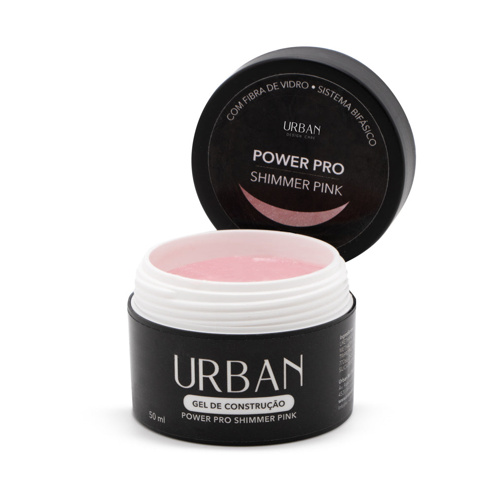 Gel de construção - Power Pro Shimmer Pink 50ml