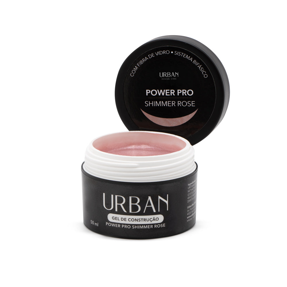 Gel de construção - Power Pro Shimmer Rose 50ml