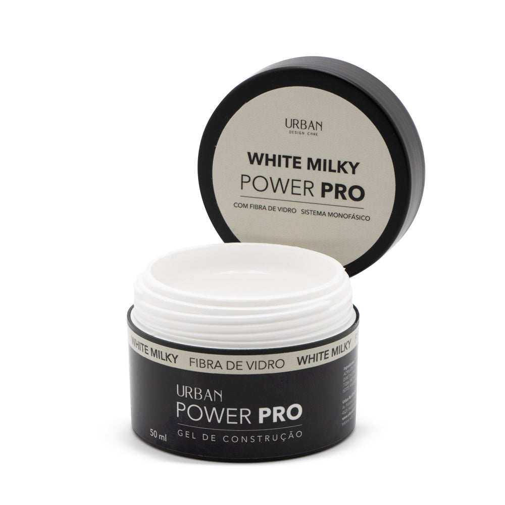 Gel de construção - Power Pro White Milky