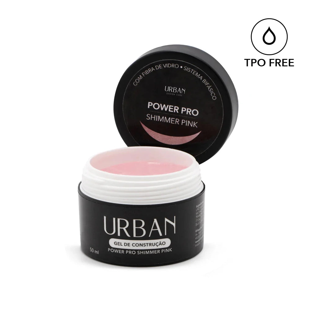 Gel de construção - Power Pro Shimmer Pink 50ml