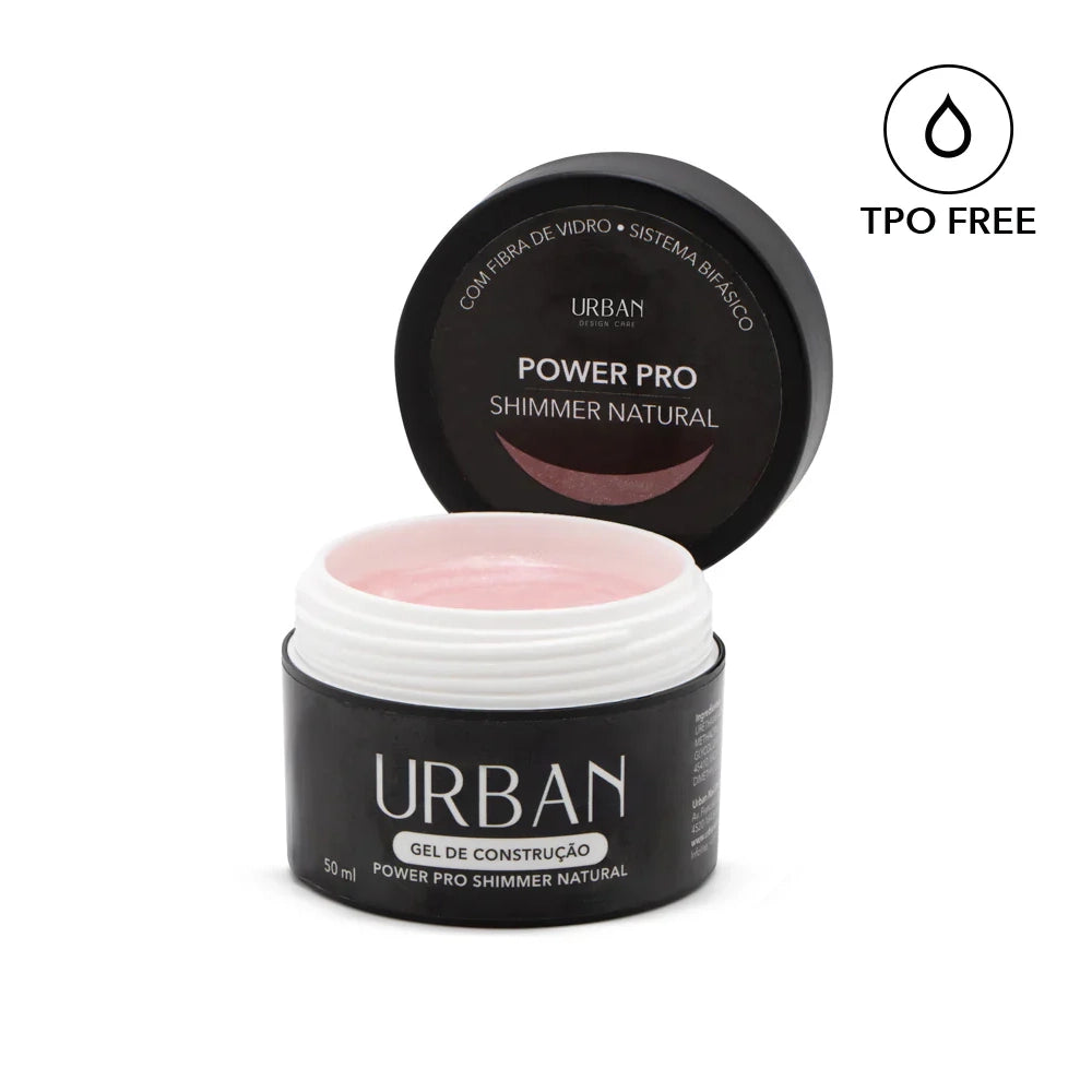 Gel de construção - Power Pro Shimmer Natural 50ml