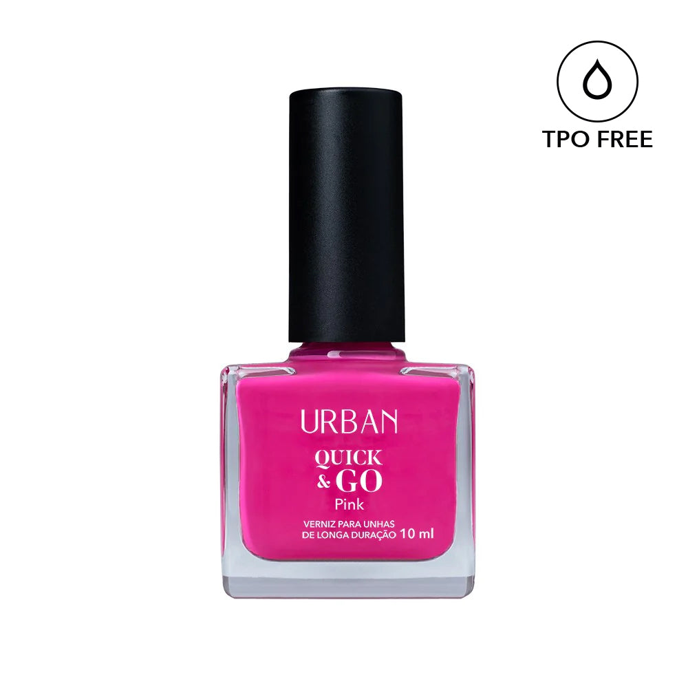Verniz para Unhas Quick &amp; GO Pink 10ml