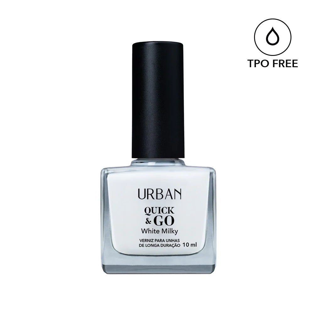 Verniz para Unhas Quick &amp; GO White Milky 10ml
