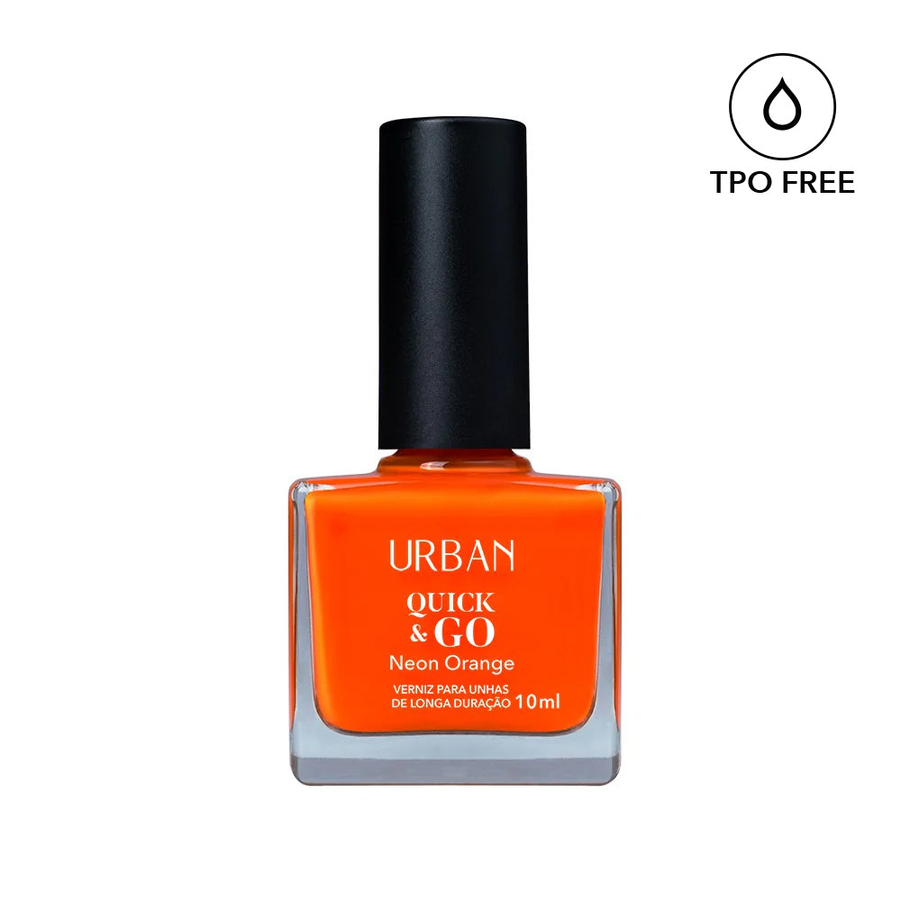 Verniz para Unhas Quick &amp; GO Neon Orange 10ml