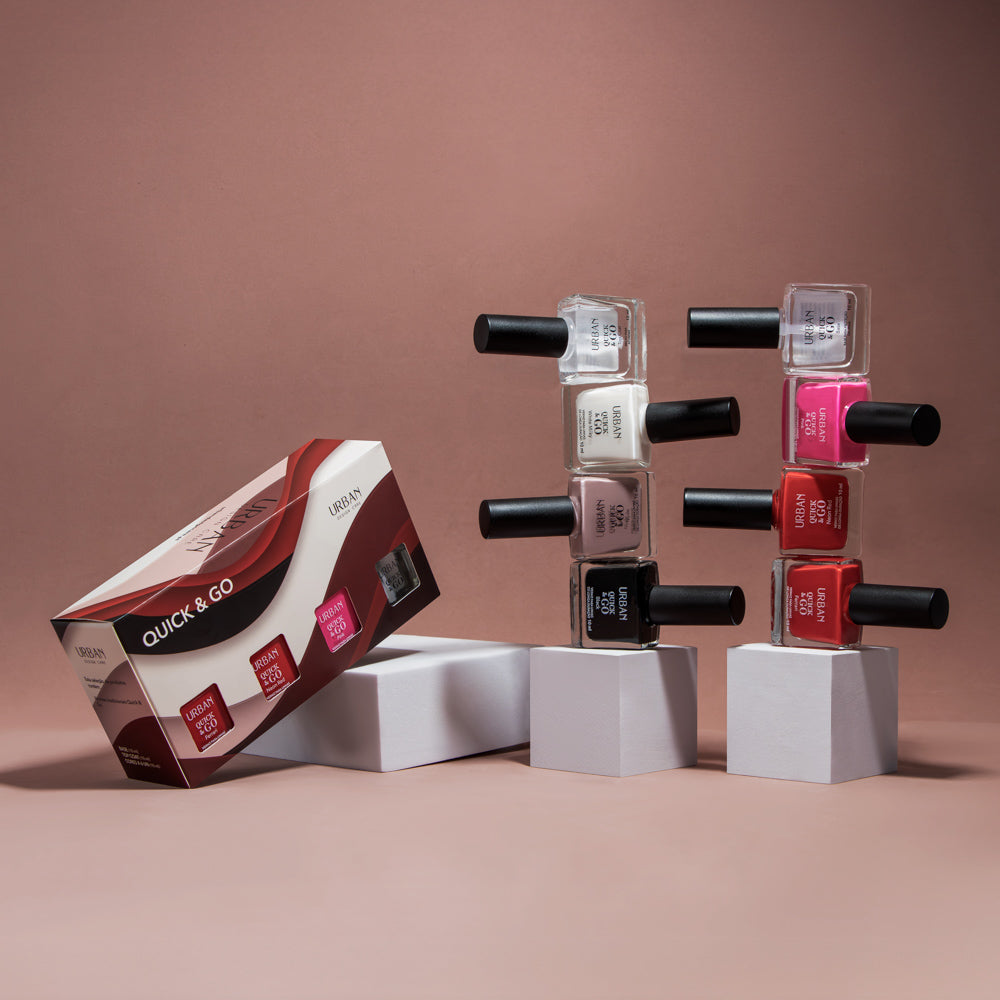 Kit Verniz para Unhas Quick &amp; Go 10ml