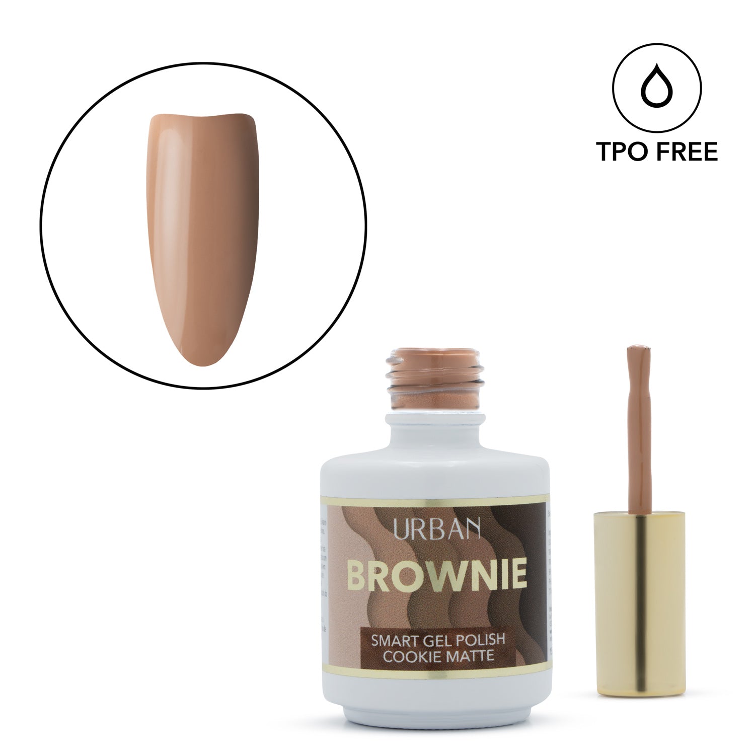 Cor de Verniz Gel - Smart Cookie Matte 15ml