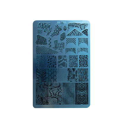 Stamping Plate Animal Print