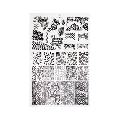 Stamping Plate Animal Print