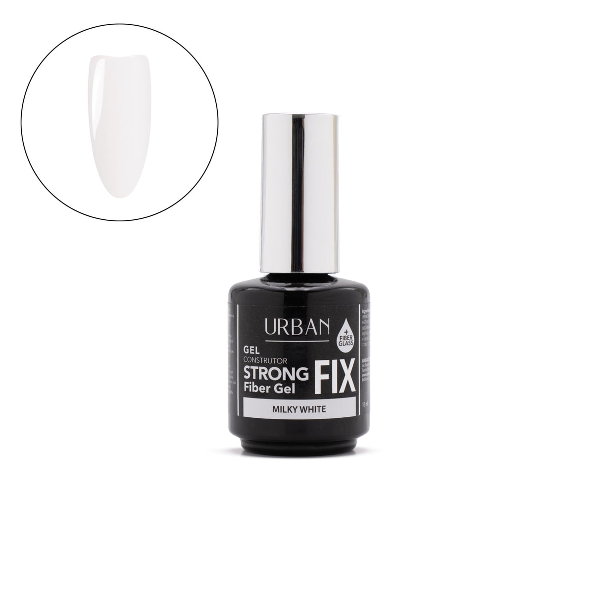 Gel Strong Fix Fiber Gel Milky White 15 ml